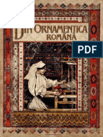 Dimitrie Comsa - Din Ornametica Romana - Album Artistic Reprezentand 284 Broderii Si Tesaturi Dupa Originalele Taranesti Partea I