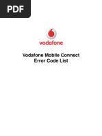 VMC Error Code List v2