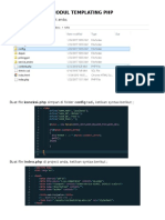 Modul Templating & Transaksi Php