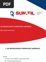 Modalidades Formativas Laborales