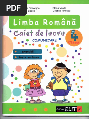 Caiet De Activitati Lb Romana Cls 4