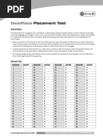 Placement test a1 c1. Face2face written placement test a1-c1 ответы. placement test a1 c1 ответы. face2face written placement test 2010 key. written placement test face2face.
