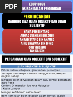Download Banding Beza Ujian Objektif  Subjektif by    SN340106072 doc pdf