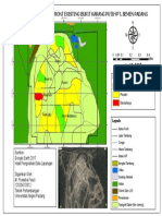 Peta Potensi Longsor Front Existing Bukit Karang Putih Pt. Semen Padang