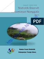 Statistik Daerah Kecamatan Nanggala 2015