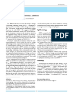 Benign Paroxysmal Positional Vertigo 2014 Journal of Otology