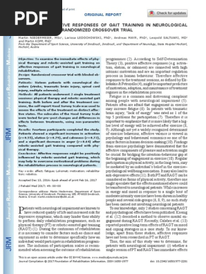 2282 Physical Therapy Affect Psychology