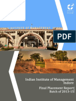 IIM Indore Final Report 20151 PDF