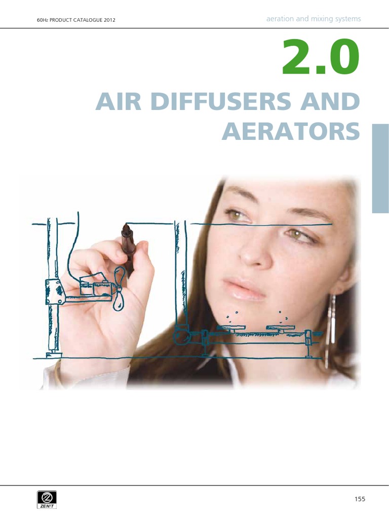 Air Diffusers and Aerators Aeration and Mixing Systems PDF Sewage