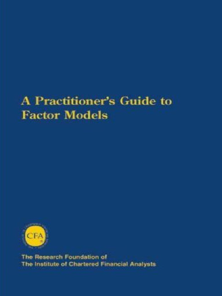 Guide to Factor Models in Investing | PDF | Capital Asset Pricing Model ...