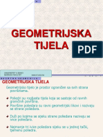 Geometrijska Tijela