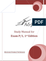 A&J Study Manual For SOA Exam P/CAS Exam 1