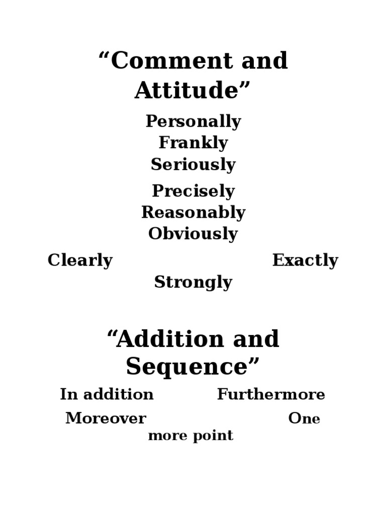 Linking Words Phrases PDF