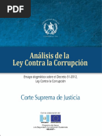 Analisis Ley Contra Corrupcion - Sejust