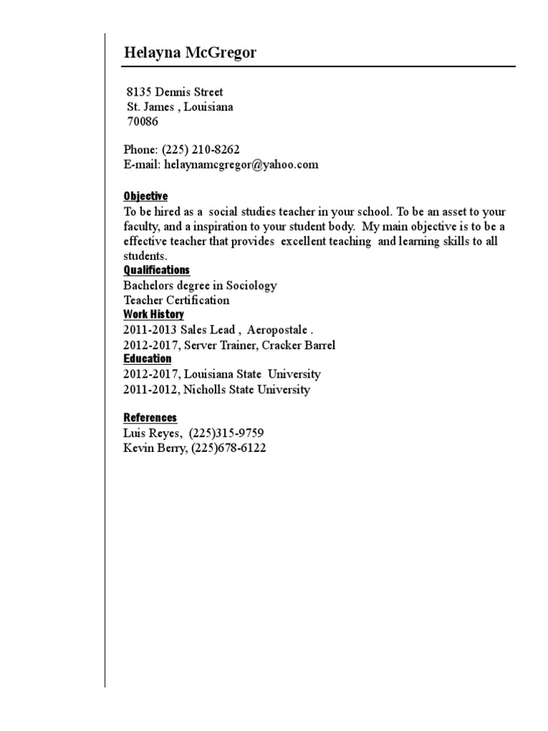 Helayna Resume PDF
