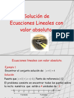 Solucion Ecuaciones e Inecuaciones Con Valor Absoluto