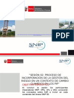 2. Proceso de Incorporación de La Gestión de Riesgo en Un Contexto de Cambio Climático