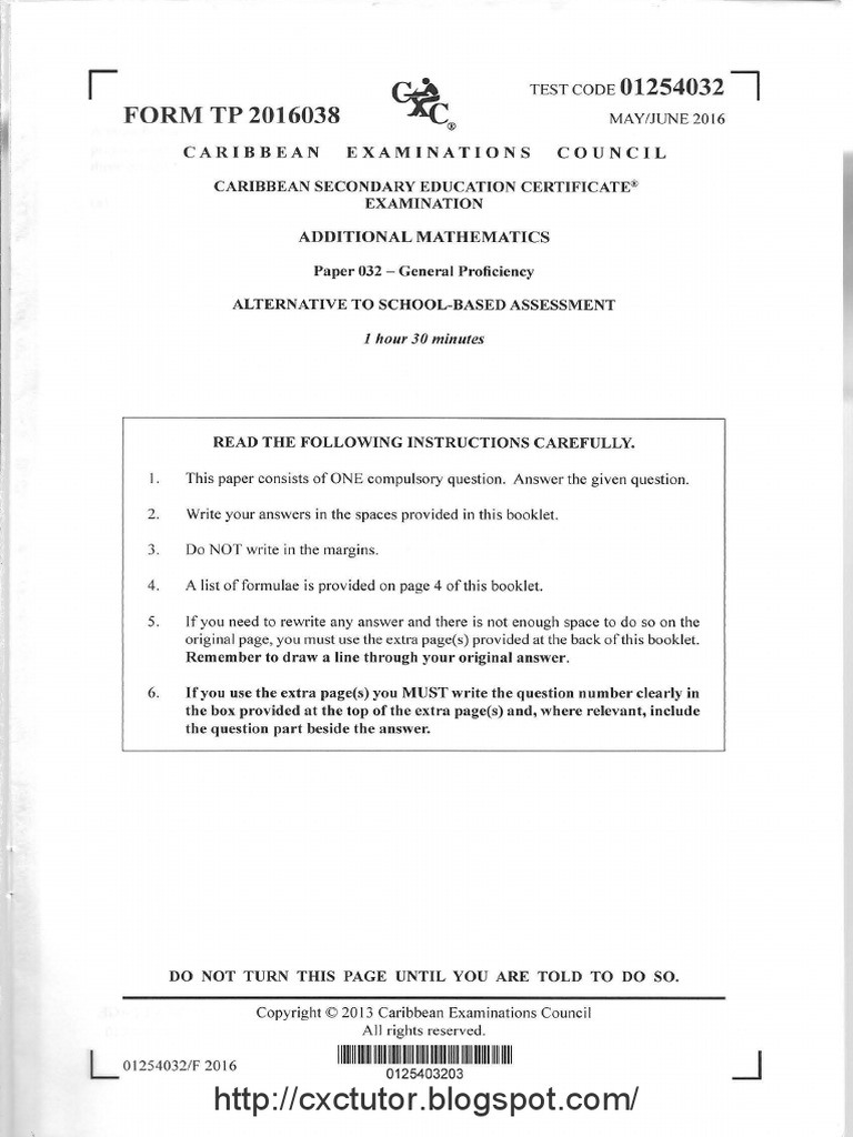 Igcse additional mathematics past papers image