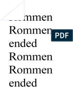 Rommen Rommen Ended Rommen Rommen Ended