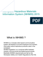 Workplace Hazardous Materials Information System (WHMIS) 2015