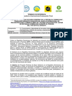 TDR Consultoria Internacional Evaluación Final Proyecto Vigilantes 