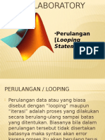 Perulangan: (Looping