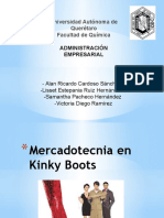 Mercadotecnia en Kinky Boots