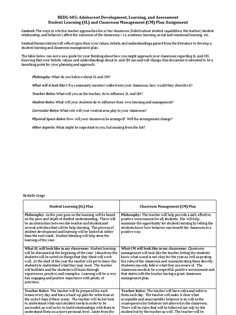 Classroom Management | PDF | Classroom Management | Teachers