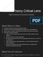 Marxist Theory Critical Lens