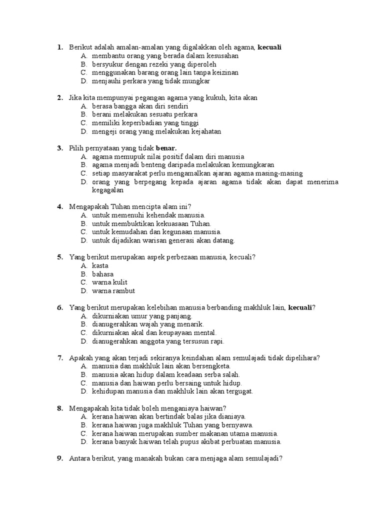 Soalan Moral Ujian1 T2 2017 Pdf