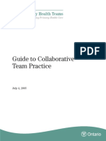 Guide To Collaborative Team Practice: Family Health Teams