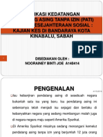 Implikasi Kedatangan Pendatang Asing Tanpa Izin Pati Ke Atas Kesejahteraan Sosial