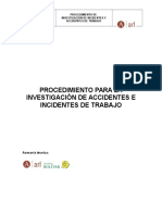 Procedimiento de Investigacion Accidentes e Incidentes