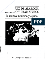 Juan Ruiz de Alarcon Letrado y Dramaturgo