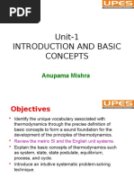 Basic Concepts of Thermodynamics