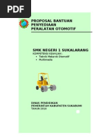 Contoh Proposal pengajuan jurusan baru SMK