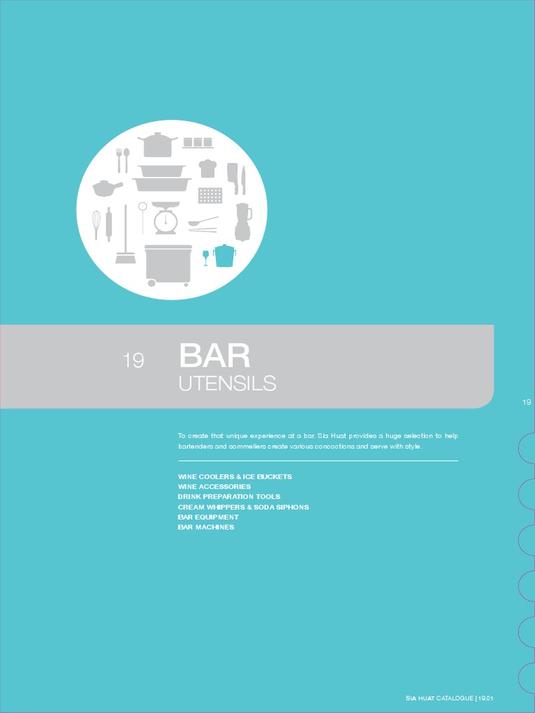 19 Sh Bar Utensils R14 Pdf Litre Beverages