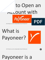Benjie - Luna - How To Open An Account With Payoneer Tutorial