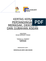 Paper Work Pertandingan Dekorasi