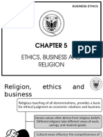 Chapter 5 - Ethics Business Religion (D)