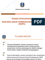 Teknis Penyusunan RKPD Permendagri Nomor 54 Tahun 2010 PDF
