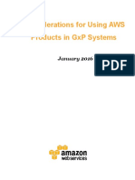 Using AWS in GXP Systems