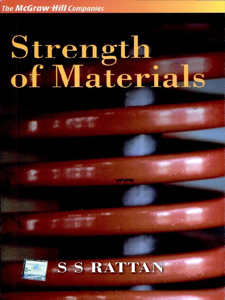 Strength of Materials by SS Rattan | PDF