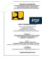 Contoh Sewa Kendaraan Bermotor Roda 4 Pada Pengadaan Barang Dan Jasa