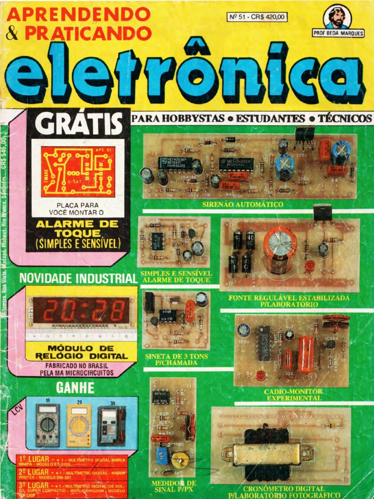 Aprendendo e Praticando Eletronica 51 PDF Rede elétrica Science imagem em alta qualidade