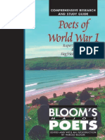 Harold Bloom-Poets of World War I - Rupert Brooke and Siegfried Sassoon (Bloom's Major Poets) (Part 2) - Chelsea House Publications (2003)