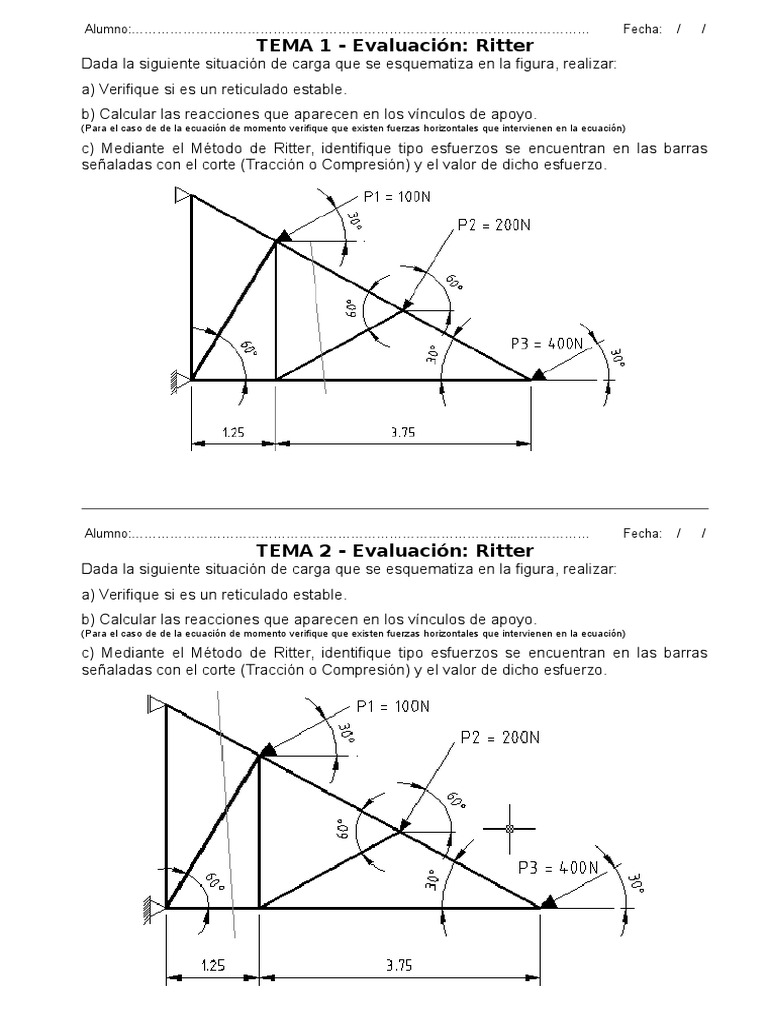 Evaluacion Unidad #3 Ritter | PDF