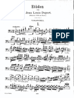 Duport 21 Etudes for Cello