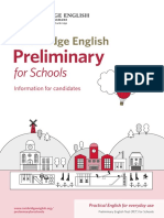 PET - For Schools Information For Candidates 2013 PDF