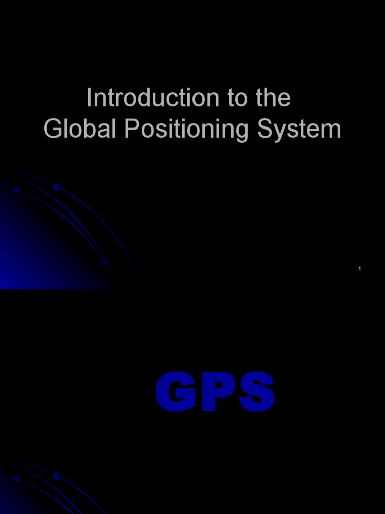 Introduction to Global Positioning System | PDF | Global Positioning ...